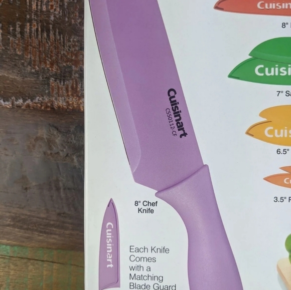Cuisinart Advantage 12- Piece Knife Set Rainbow - Picture 5 of 9